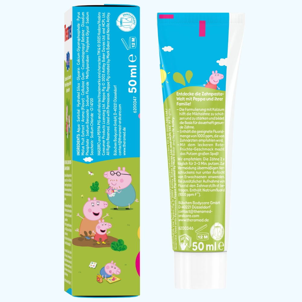 Theramed x Peppa Pig Anti-Karies Zahnpasta 0-6 Jahre